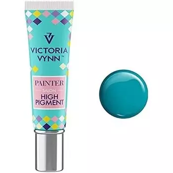 Высокопигментированный УФ-лак для маникюра и дизайна ногтей 7 мл HP05 бирюзовый Victoria Vynn