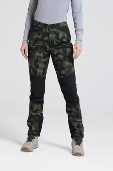 Высокотехнологичные брюки Водостойкие походные брюки Mountain Warehouse, зеленый