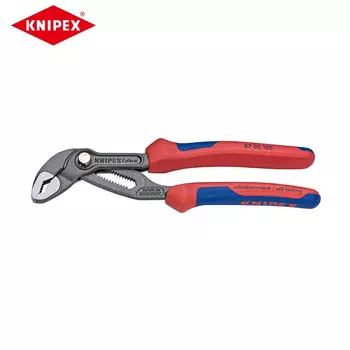 Высокотехнологичные клещи для водяных насосов KNIPEX 180 мм Cobra 87 02 180 по индивидуальному заказу (срок поставки 4-8 недель)