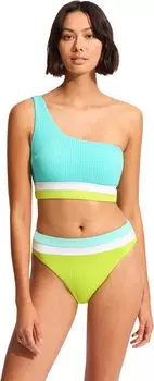 Высотное здание Slice Of Splice Seafolly, цвет Lime Burst