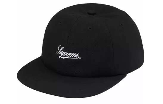 Кепка Supreme с надписью логотипа, черный
