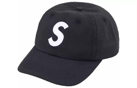 Кепка Supreme с логотипом S, черный