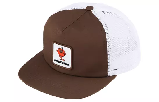 Кепка Supreme Camacho, коричневый / белый