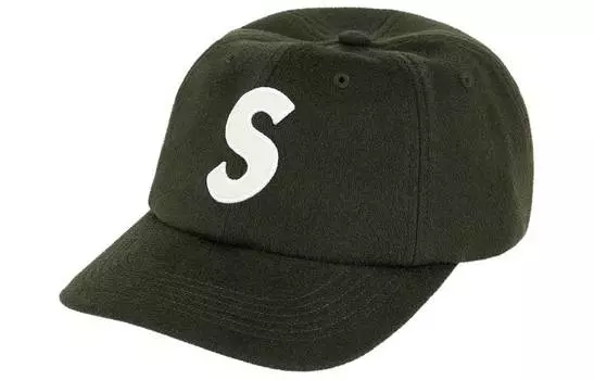Кепка Supreme Wool S Logo, зеленый