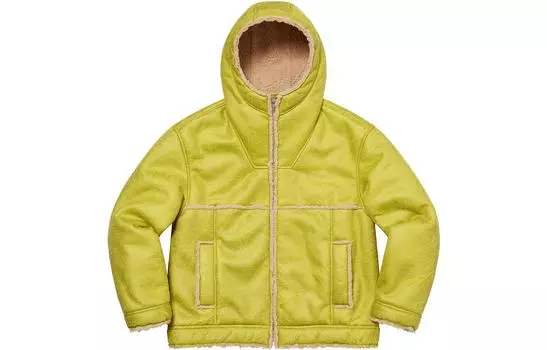 Высшая куртка унисекс Supreme, цвет Acid Yellow