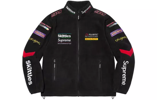 Куртка Supreme x Skittles x Polartec, черный