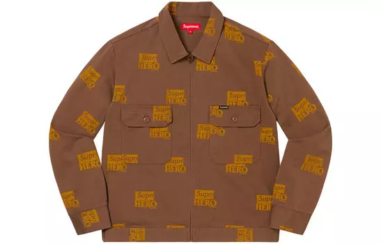 Куртка Supreme Antihero Work, белый / синий