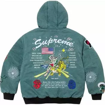 Куртка Supreme Aoi Hooded, зеленый