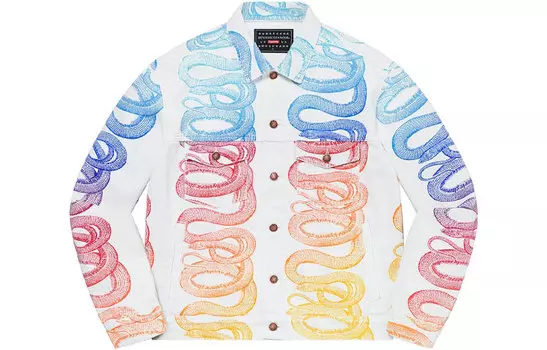 Куртка Supreme Hysteric Glamour Snake, синий