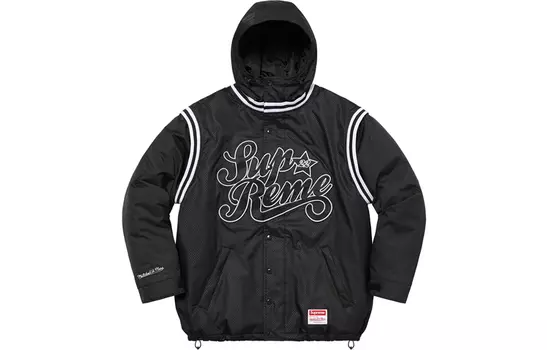 Куртка Supreme Mitchell & Ness, синий / голубой
