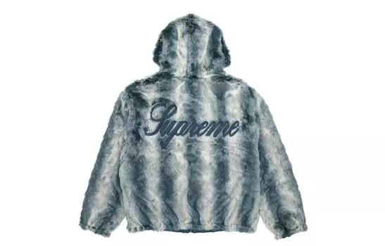 Куртка Supreme Faux Fur Reversible, синий