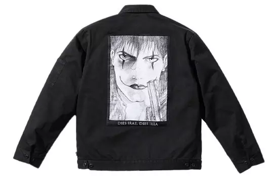 Куртка Supreme The Crow Work на молнии, черный