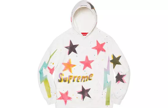 Толстовка мужская Supreme Gonz Stars, белый