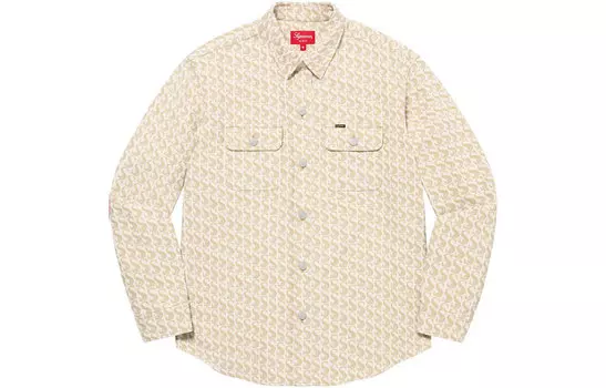 Рубашка Supreme, бежевый