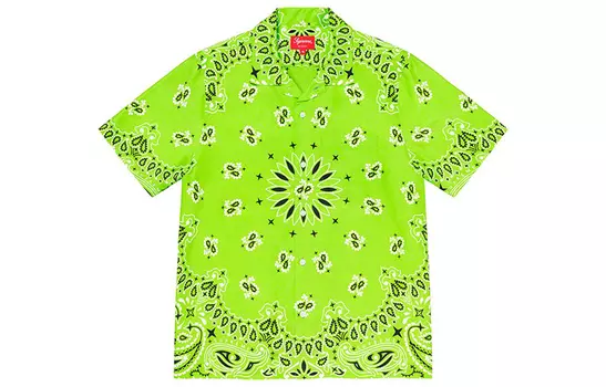 Рубашка Supreme Bandana Silk, красный