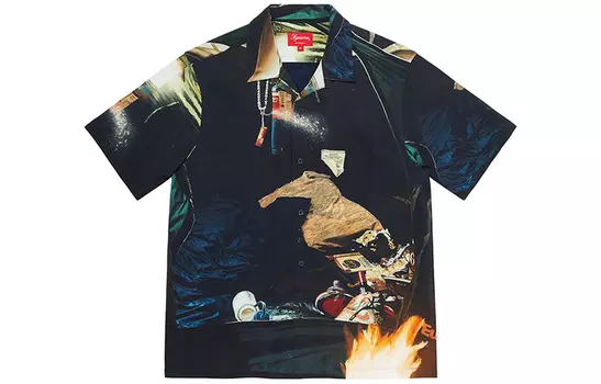 Высшая рубашка унисекс Supreme, цвет Black