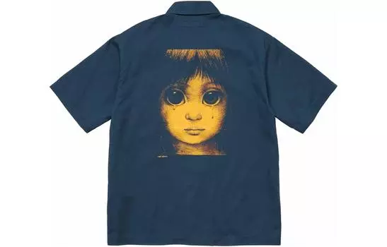 Рубашка Supreme Margaret Keane, синий / желтый