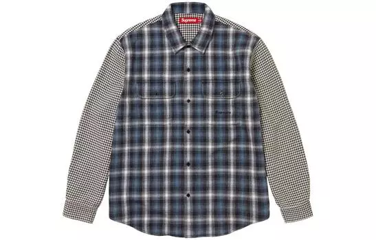 Рубашка Supreme Houndstooth Plaid, черный