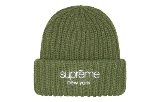 Шапка Supreme Classic Logo, зеленый