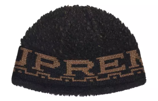 Шапка Supreme Sherpa Logo, черный