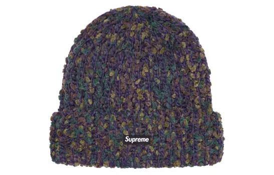 Шапка Supreme Chenille, фиолетовый