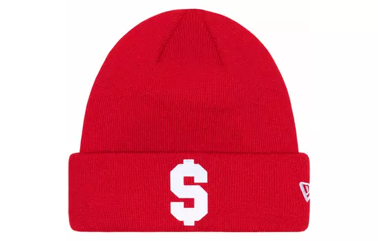 Шапка Supreme New Era $, красный