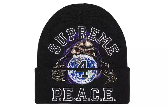 Шапка Supreme Peace Embroidered, черный