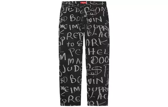 Высшие джинсы унисекс Supreme, цвет Blue