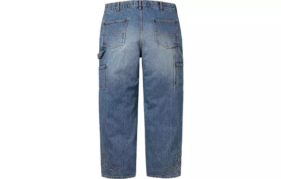 Высшие джинсы унисекс Supreme, цвет Brown