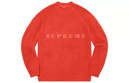 Свитер Supreme с логотипом, красный