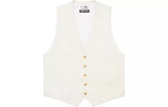 Высший жилет унисекс Supreme, цвет Cream/Cream