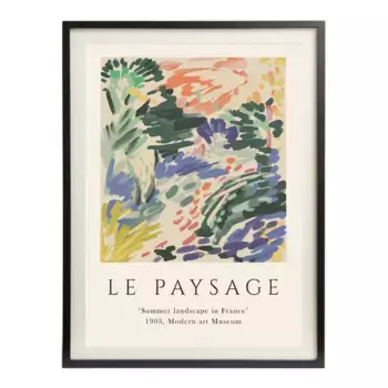 Выставленный принт Le Paysage PSTR Studio + Marco Thor El Corte Ingls