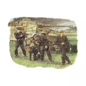 Выжившие танковые экипажи - Курск, 1943 г., Dragon Models - '39 to '45 Series - Germany (1:35)