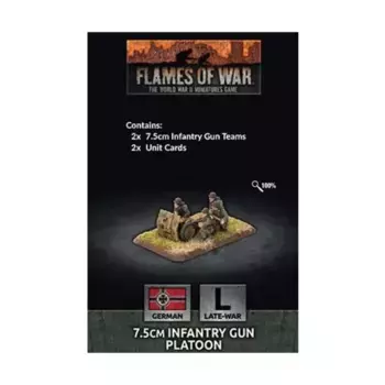 Взвод 7,5-см пехотных орудий, Flames of War - WWII - German - Infantry (4th Edition)