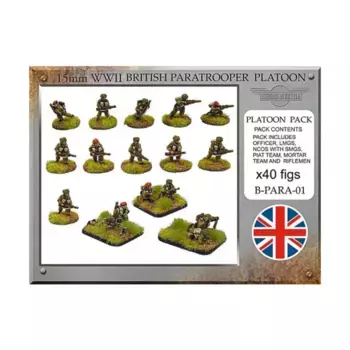 Взвод десантников, WWII Miniatures - British Infantry (15mm)