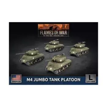 Взвод танков M4 Jumbo, Flames of War - WWII - United States - Tanks (4th Edition)