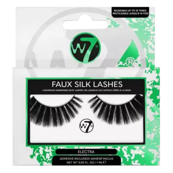 W7 3D Faux Silk накладные ресницы Electra, 2 шт/1 упаковка