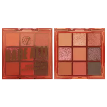 W7 Bare All! палитра прессованных пигментов Raw для век, 8,1 г