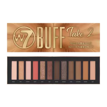 W7 Buff Take 2 палитра прессованных пигментов для век, 15,6 г