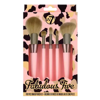 W7 Fabulous Five набор кистей для макияжа, 5 шт/1 упаковка