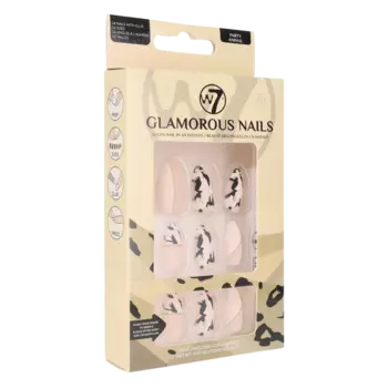 W7 Glamorous Nails Искусственные ногти для вечеринок, 24 шт./1 упаковка
