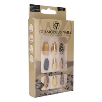 W7 Glamorous Nails накладные ногти Jungle Jungle, 24 шт/1 упаковка