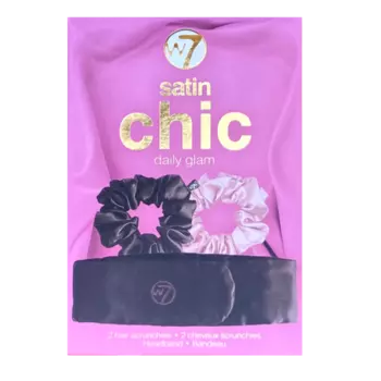 W7 Satin Chic комплект: резинка для волос 1 шт + резинка для волос 2 шт.