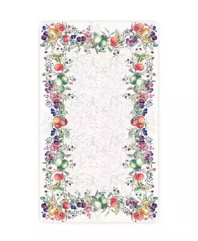 в скатерти «Фруктовый сад», 70 x 120 дюймов Laural Home, бежевый