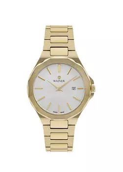 Wa.11144-D стальные мужские наручные часы Wainer, желтый