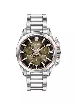 Wa.16100-B стальные мужские наручные часы Wainer, серый