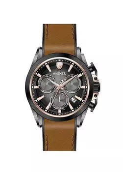 Wa.16101-A стальные мужские наручные часы Wainer, коричневый