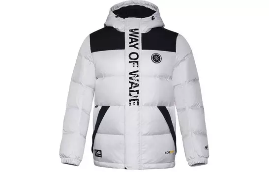 Wade Collection Пуховик мужской белый Lining, белый