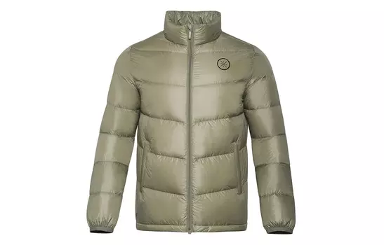 Wade Collection Пуховик мужской Bluegrass Green Lining, зеленый