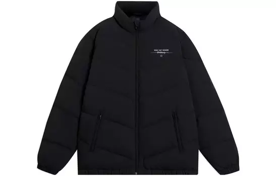 Wade Collection Пуховик мужской черный Lining, черный